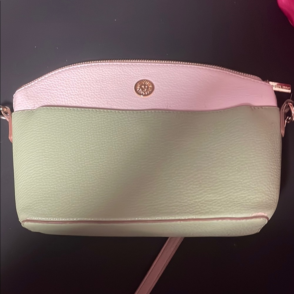 Anna Klein white and Green Women's crossbody